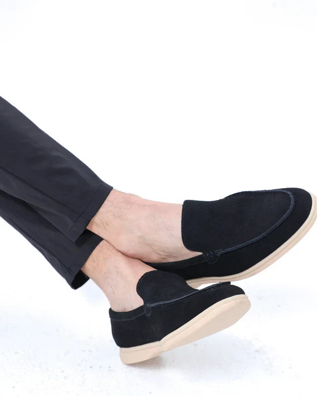 Old Money Premium Wildleder Loafers – Klassische Eleganz