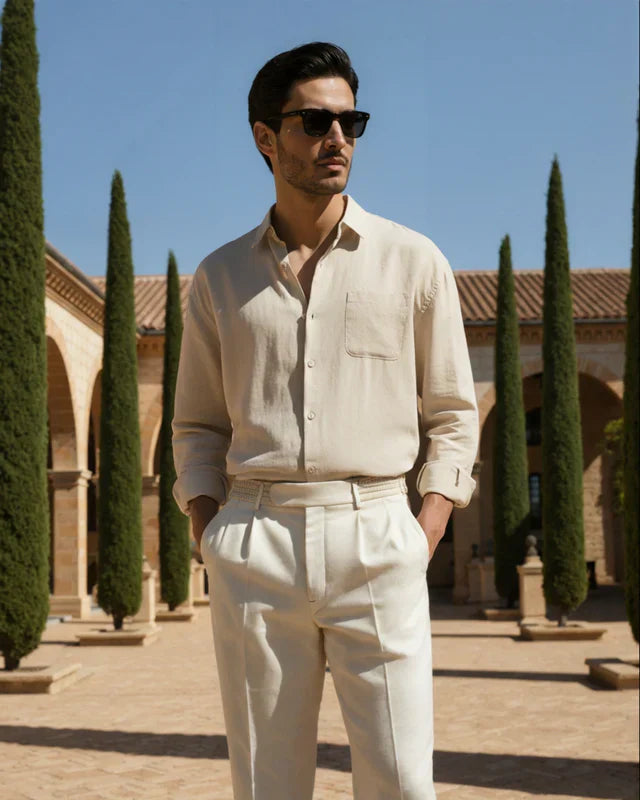 Cape Town – 100% Leinenhemd, Natürliche Eleganz