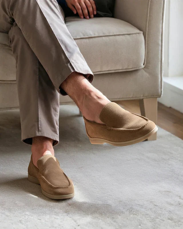 Old Money Premium Wildleder Loafers – Klassische Eleganz