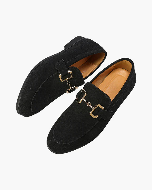 Wildleder Loafers Luxus – Old Money Stil