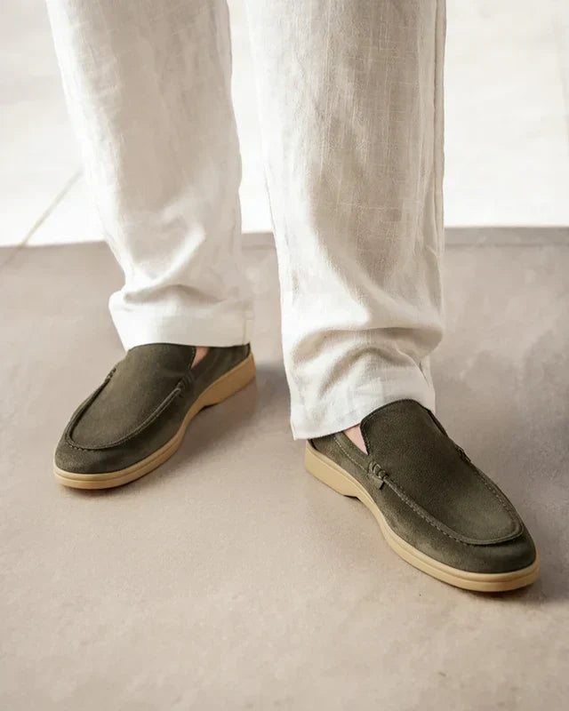Old Money Premium Wildleder Loafers – Klassische Eleganz